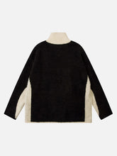 Hip-Hop-Patchwork-Kontrast-Schmetterlingspullover - 1834